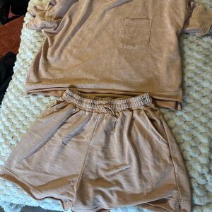 Casual Tan Lounge Set